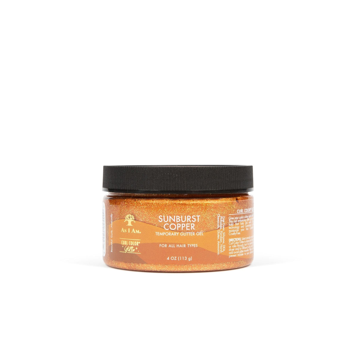 Curl Color Glitter Sunburst Copper