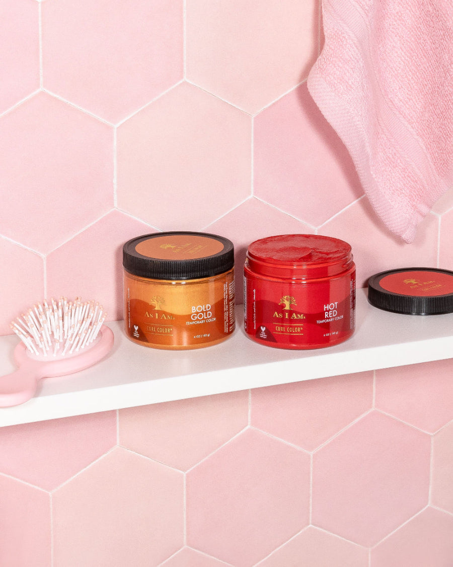 Curl Color Kit Bold Gold & Hot Red
